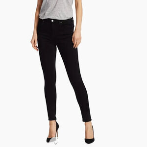 7 For All Mankind -Black High Waist Skinny Jeans - Size 26